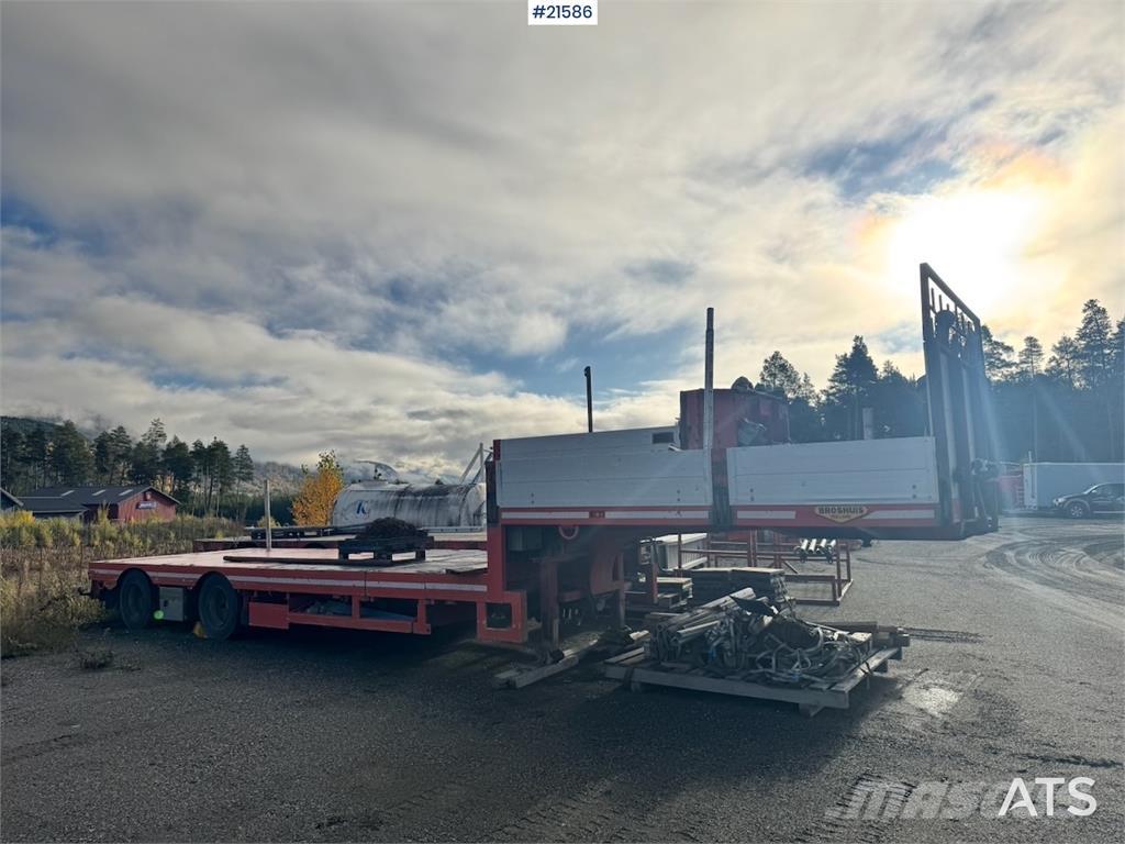 Broshuis crane semi. 기타 세미 트레일러