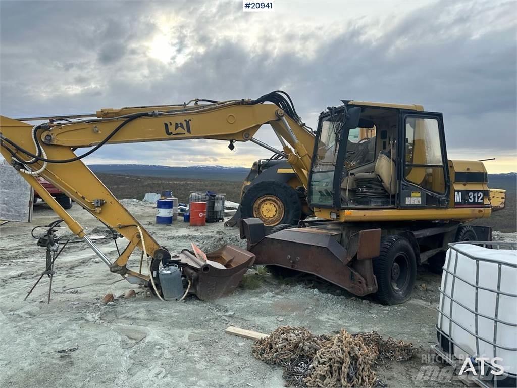 CAT 312  휠 굴삭기