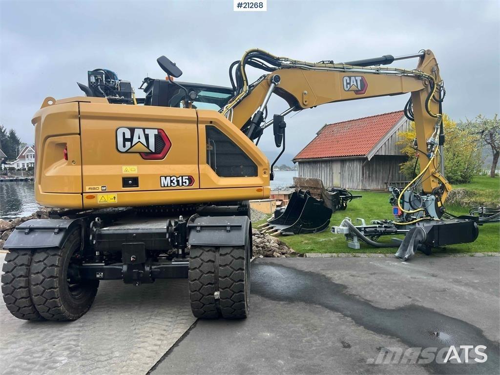 CAT M315  휠 굴삭기