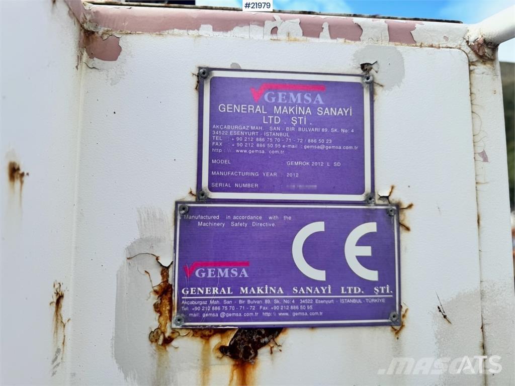 Gemsa Brønnborerigg 도로 굴착기