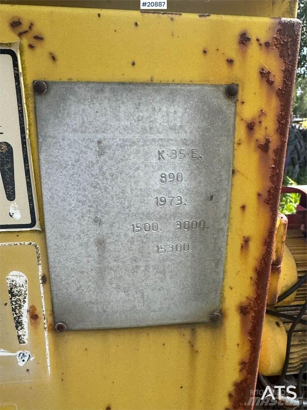 Krøll K35E Tårnkran 타워 크레인