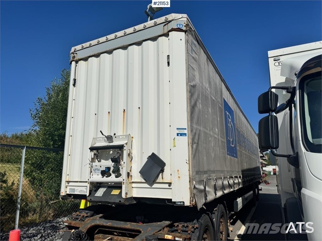 Krone Citysemi. 박스 바디 세미 트레일러