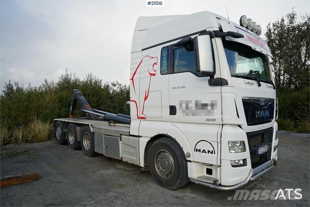 MAN TGX 35.560 훅 리프트 트럭