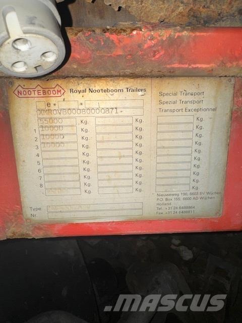  Noteboom 2008 플랫베드/드롭사이드 세미 트레일러