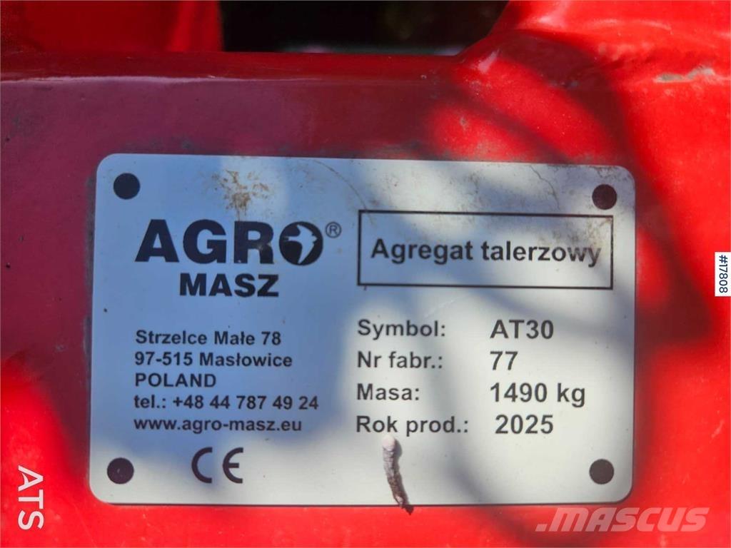 Agromasz AT30 디스크 하로우(쇄토기)