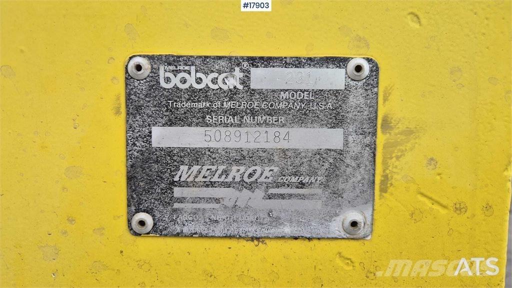 Bobcat 231 소형 굴삭기 7톤 미만