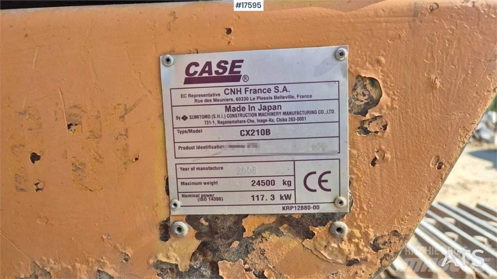 CASE CX210B 대형 굴삭기 29톤 이상