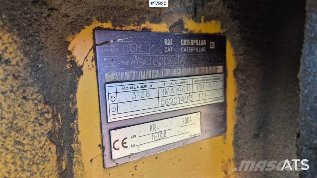 CAT D6D XL 크롤러 도저