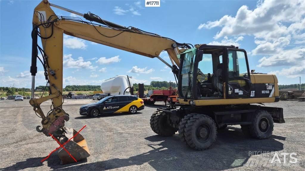 CAT M316D  휠 굴삭기