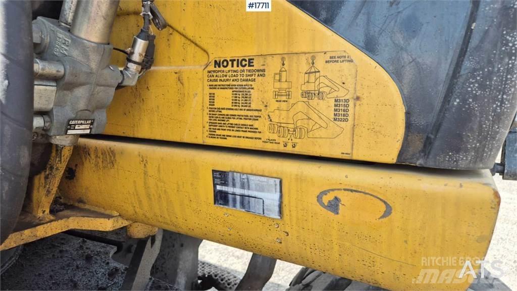 CAT M316D  휠 굴삭기