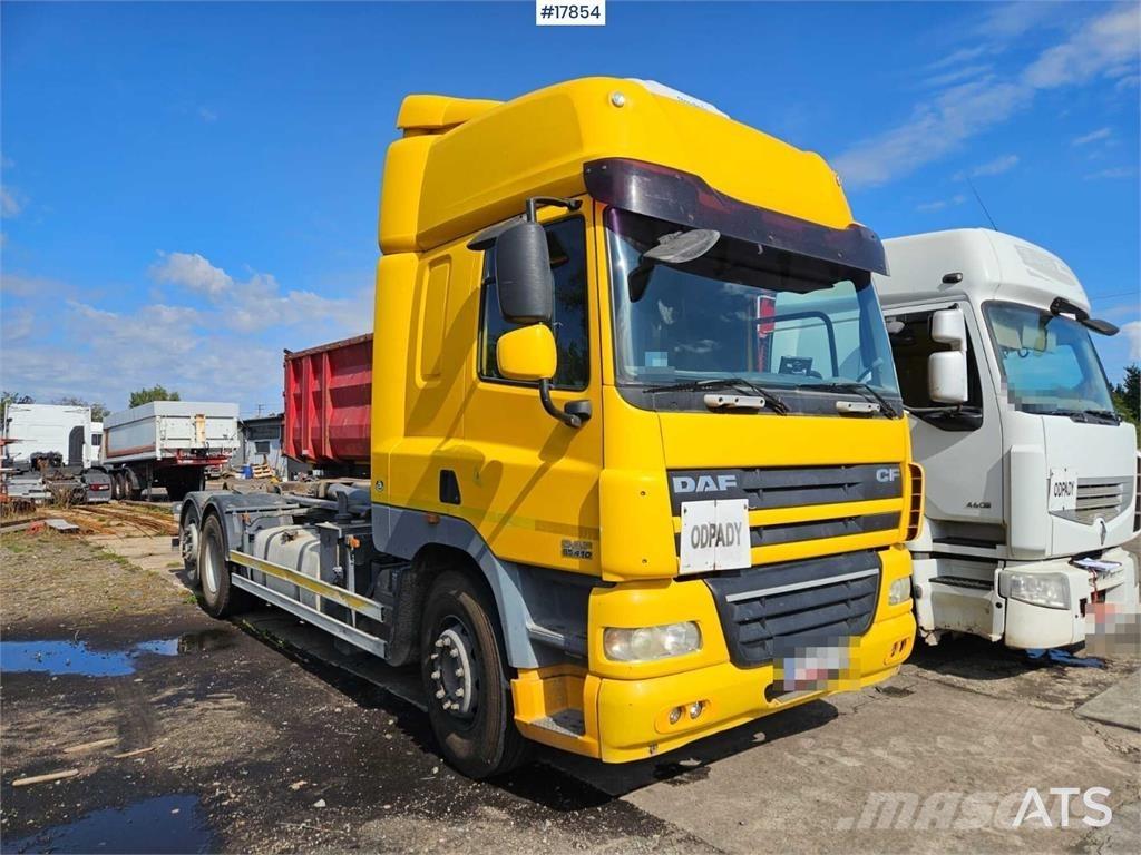 DAF CF 85.410 훅 리프트 트럭