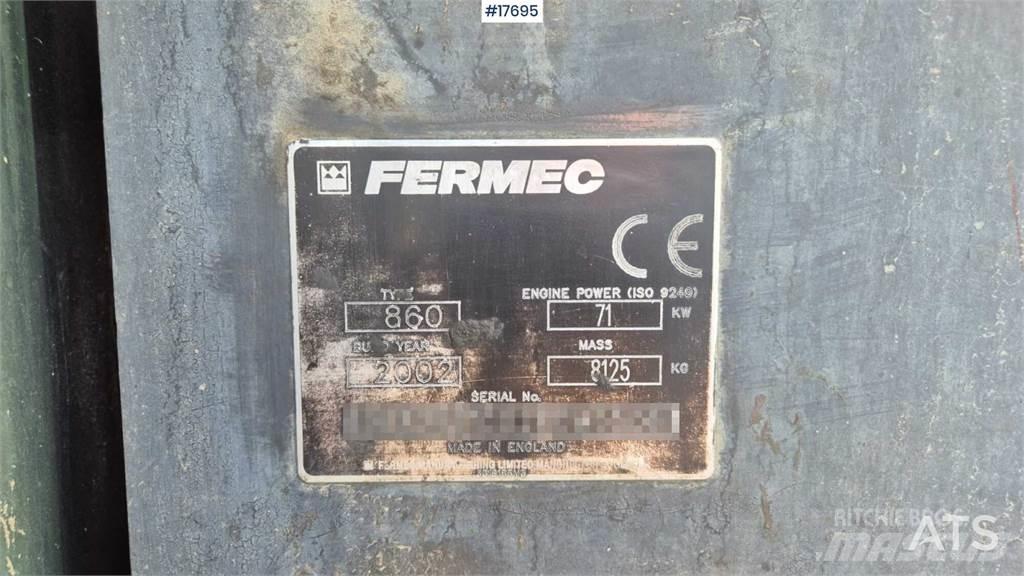 Fermec 860 백호로더