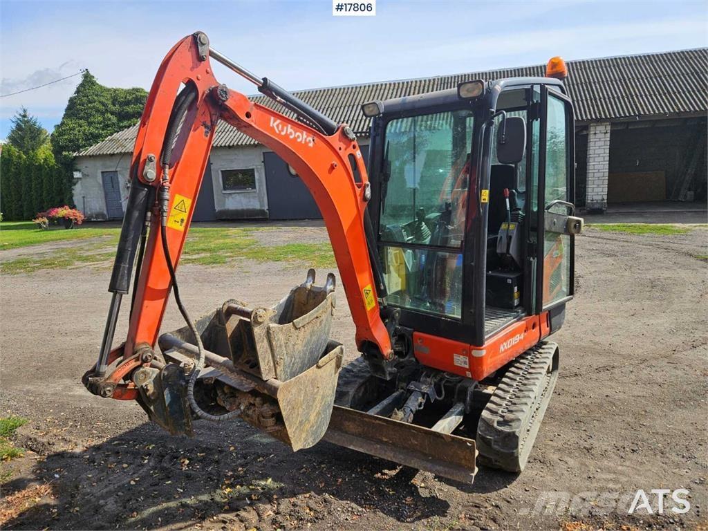 Kubota KX019-4 소형 굴삭기 7톤 미만