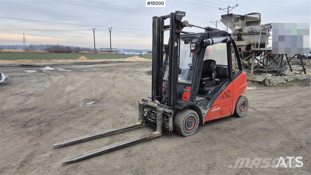 Linde H25T 디젤 지게차