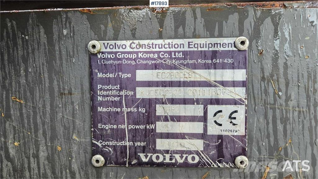 Volvo EC 290 CLD 대형 굴삭기 29톤 이상