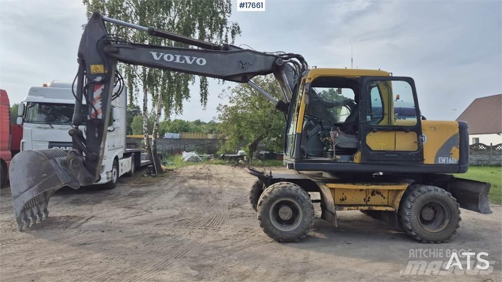 Volvo EW 160B  휠 굴삭기