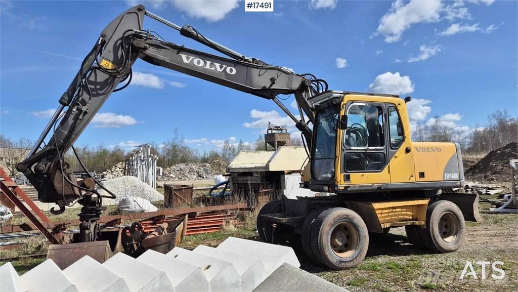Volvo EW160B  휠 굴삭기