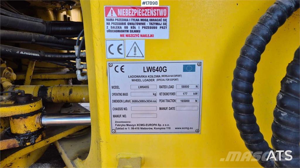 XCMG LW 640 G  휠로우더