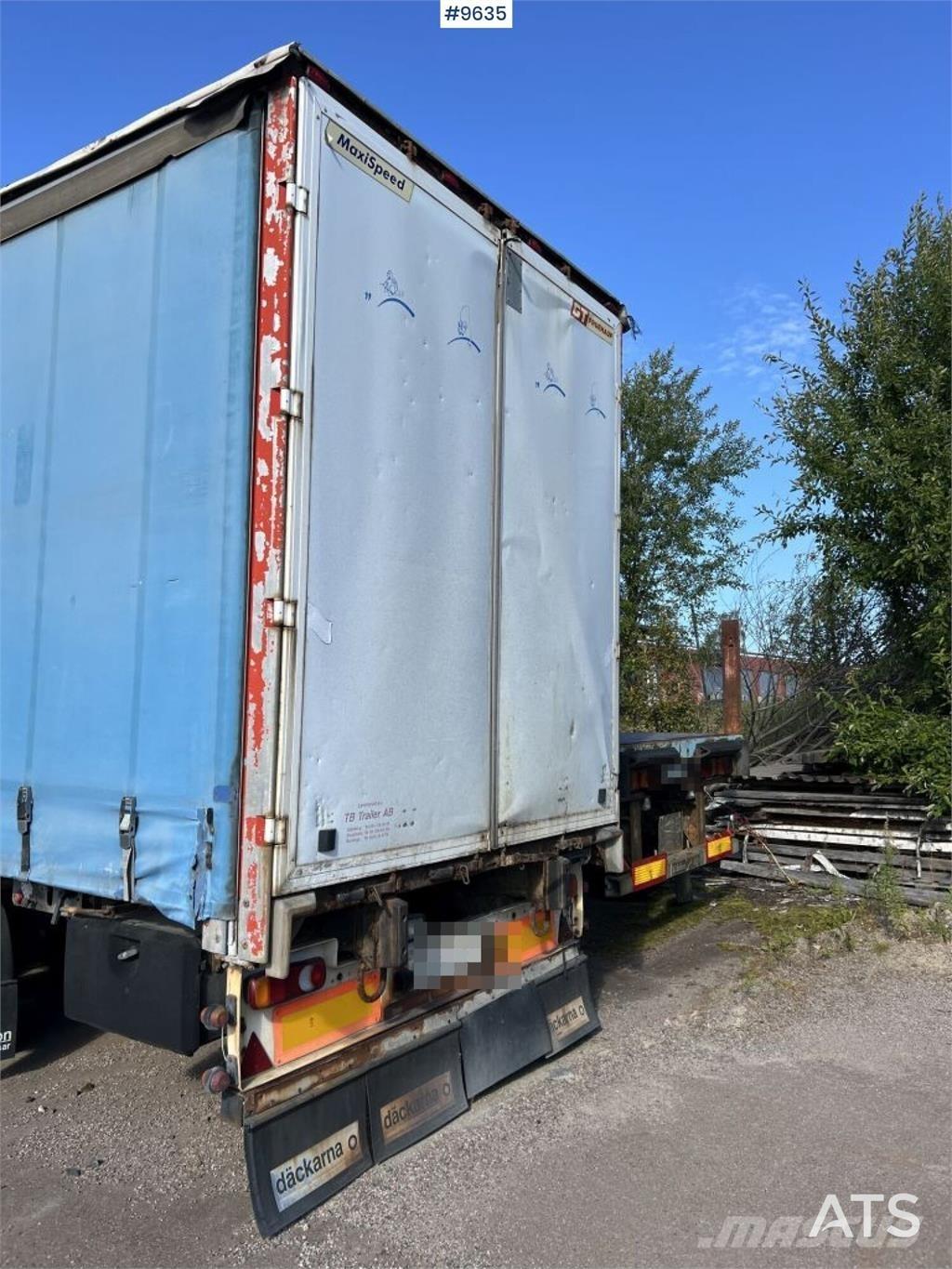 Fruehauf SS136/P3S 커튼사이더 세미 트레일러
