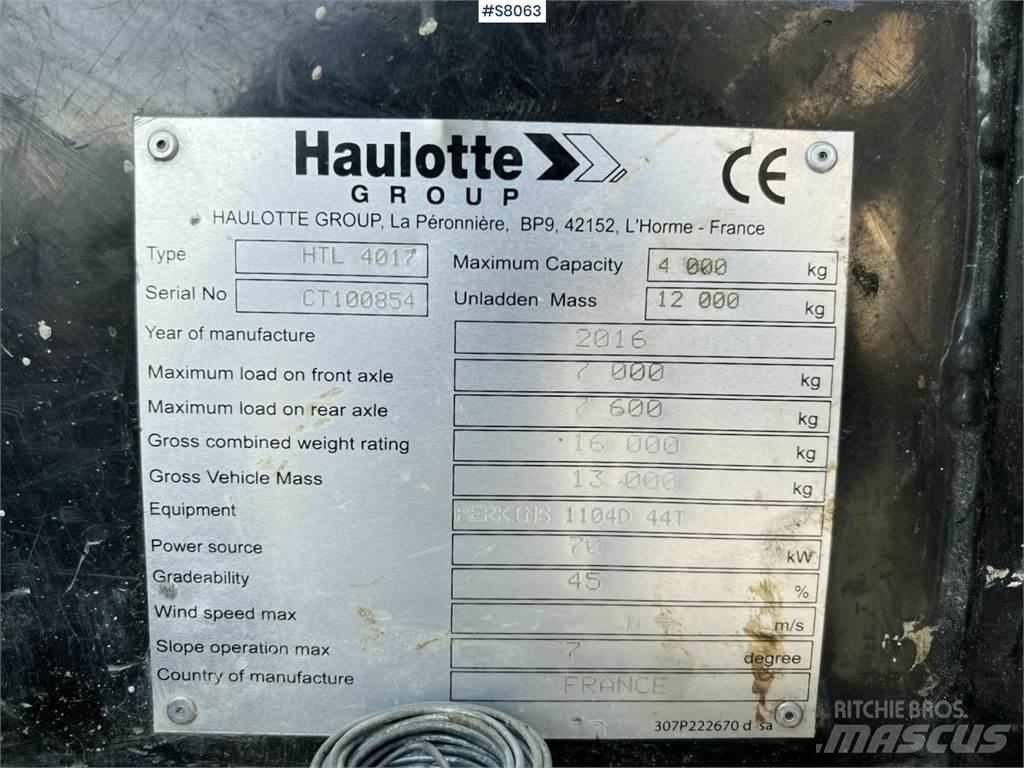 Haulotte HTL4017 텔러 핸들러