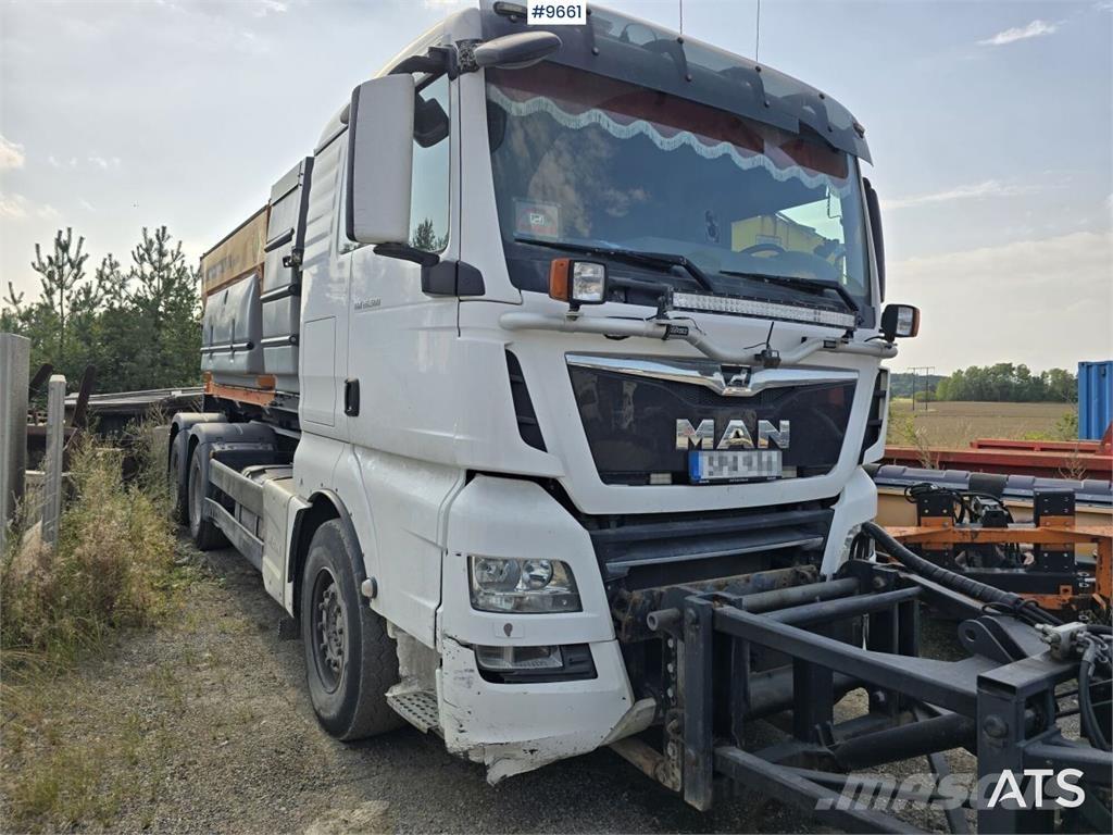 MAN TGX 25.500 훅 리프트 트럭