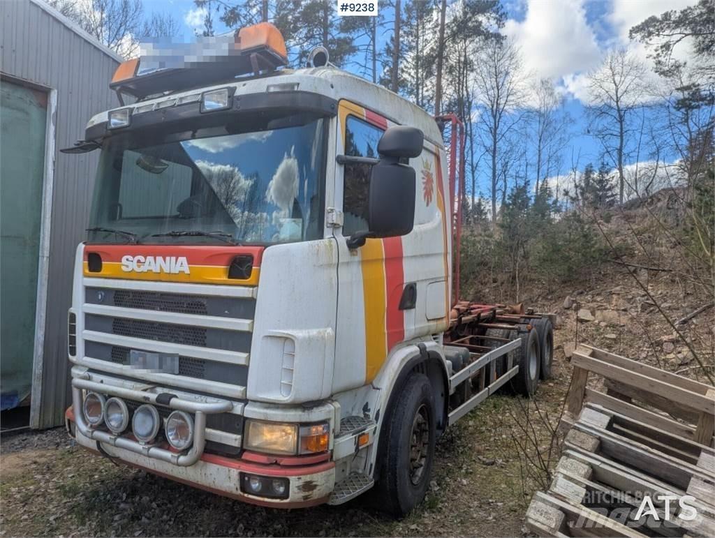 Scania R164GB6X2NZ580 훅 리프트 트럭
