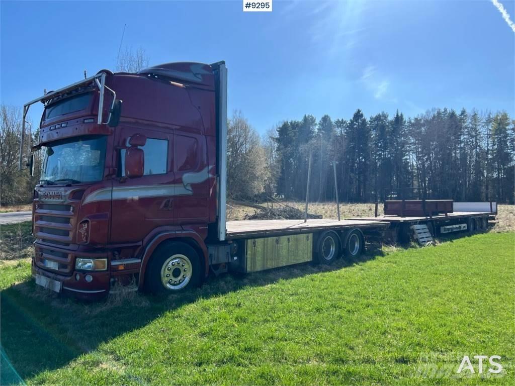 Scania R480 플랫베드/드롭사이드 트럭