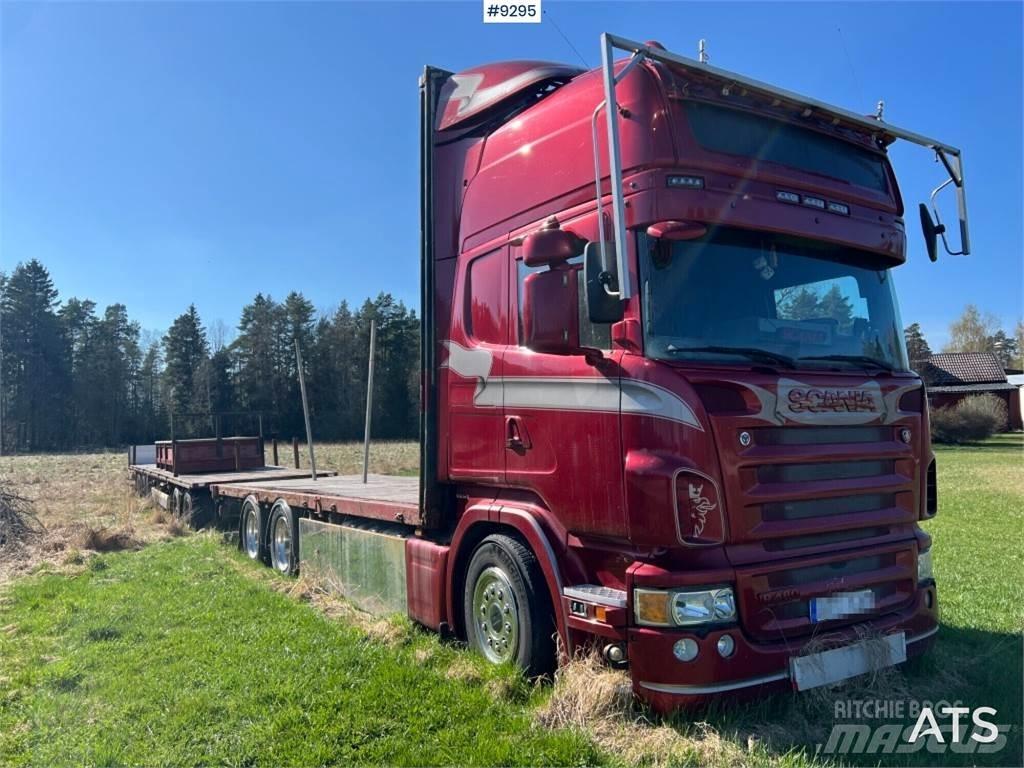 Scania R480 플랫베드/드롭사이드 트럭