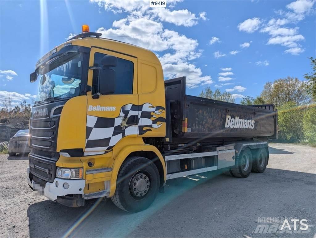 Scania R520 훅 리프트 트럭
