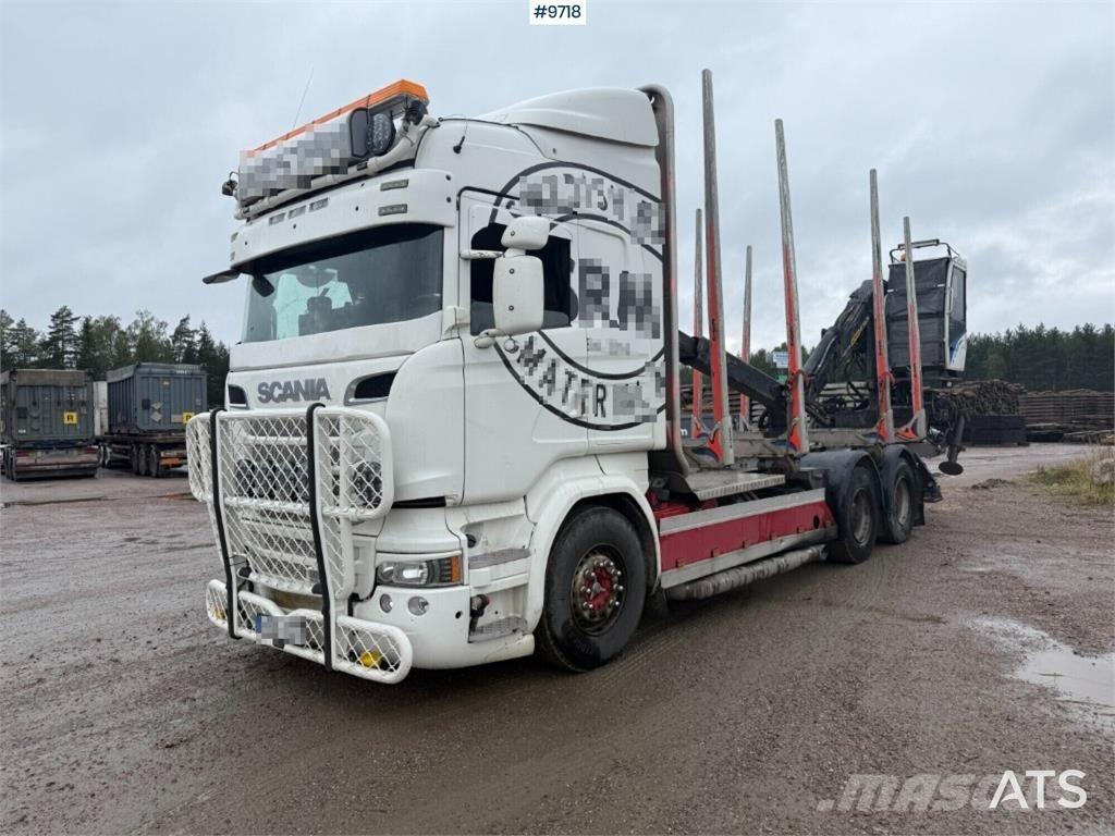 Scania R520 목재 트럭