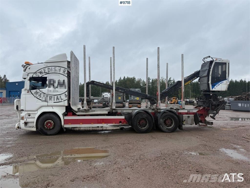 Scania R520 목재 트럭