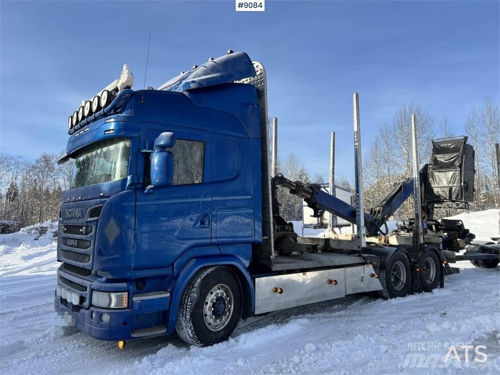 Scania R580 6X4 목재 트럭