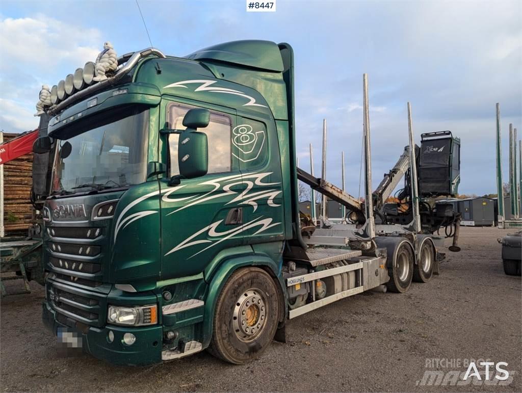 Scania R580LB 6X4 HNB 목재 트럭