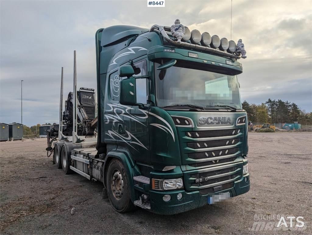Scania R580LB 6X4 HNB 목재 트럭