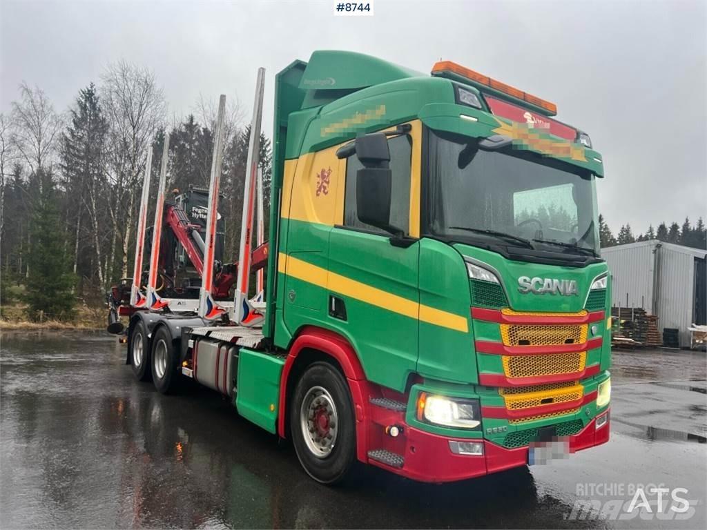 Scania R650 6X4 목재 트럭