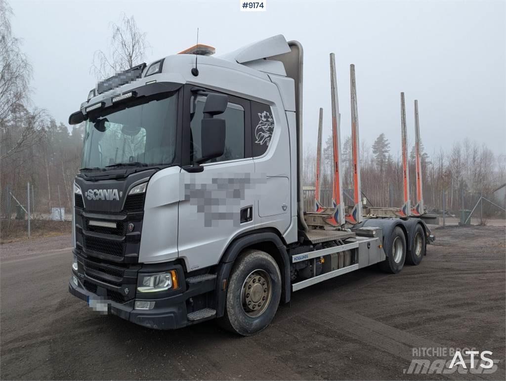 Scania R730 목재 트럭