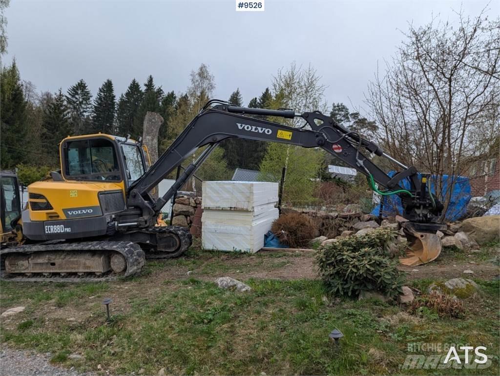 Volvo ECR88D PRO 중형굴삭기 7톤-28톤