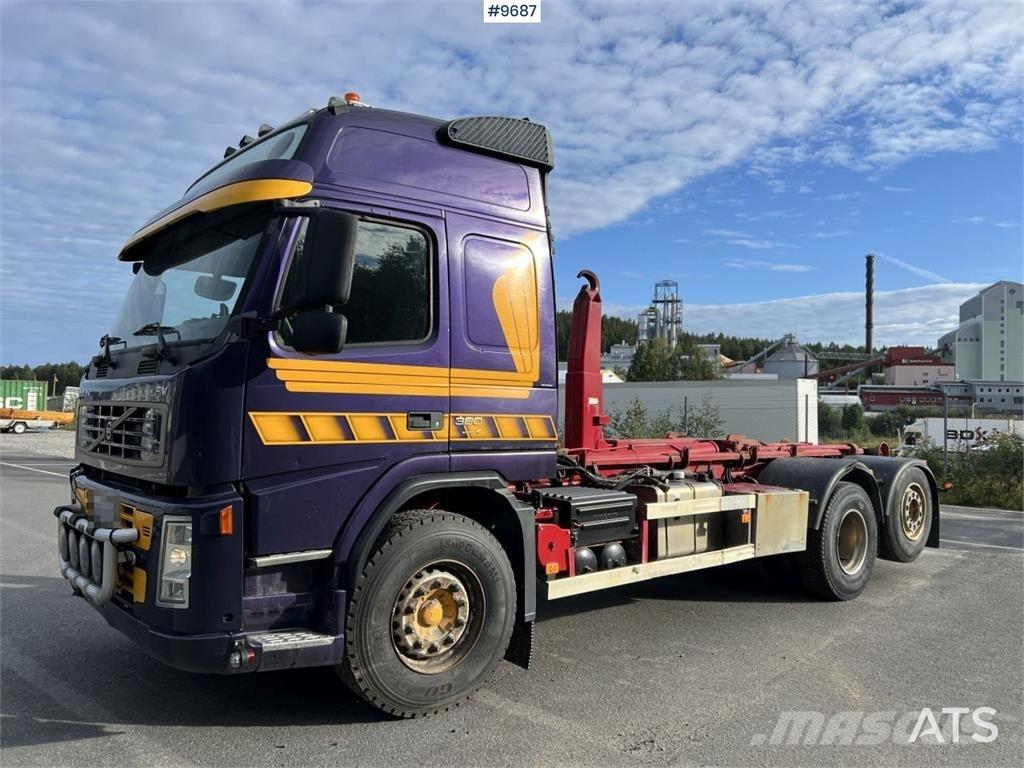 Volvo FM-380 6*2 훅 리프트 트럭