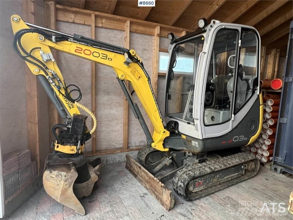 Wacker Neuson 2003RD 소형 굴삭기 7톤 미만