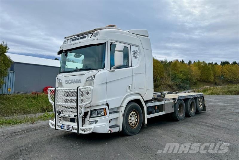 Scania R500 훅 리프트 트럭