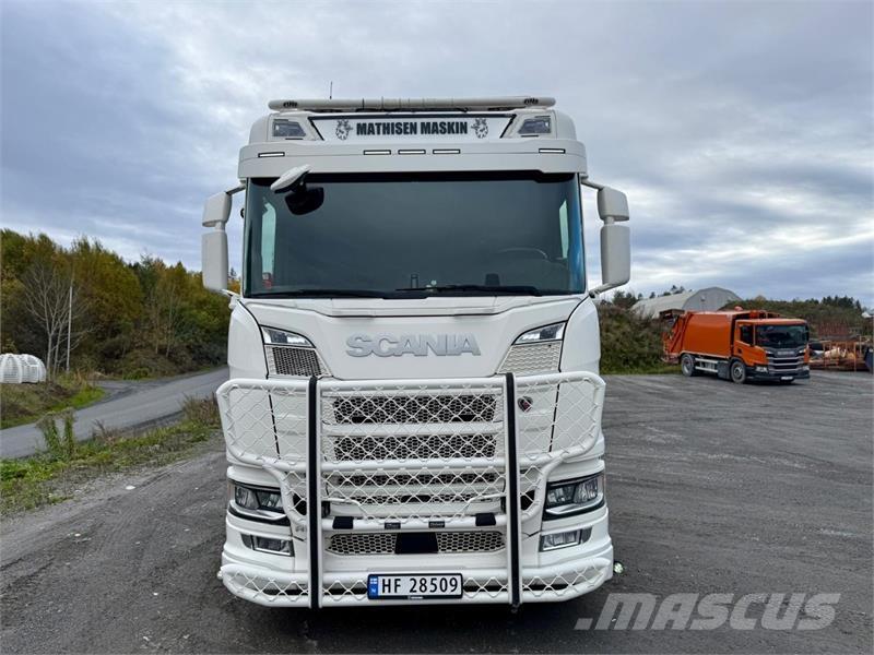Scania R500 훅 리프트 트럭