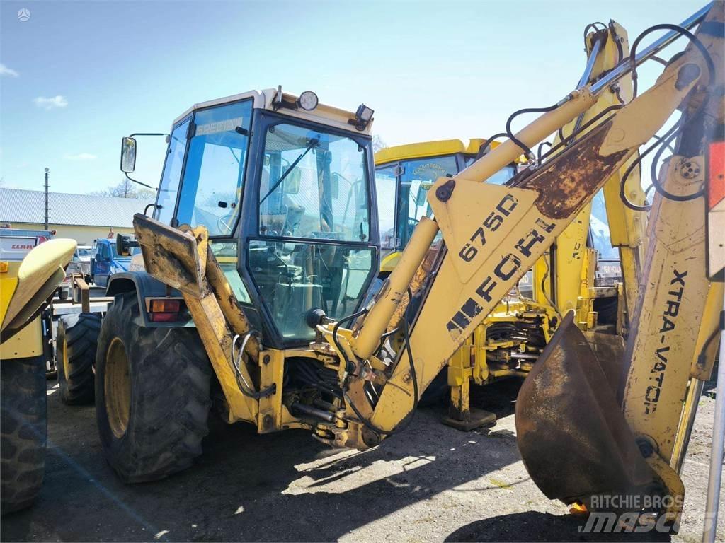 Ford 675d 프론트 로더 및 굴착기