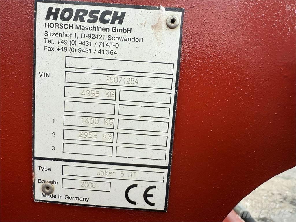 Horsch Joker 6RT 필드 드래그