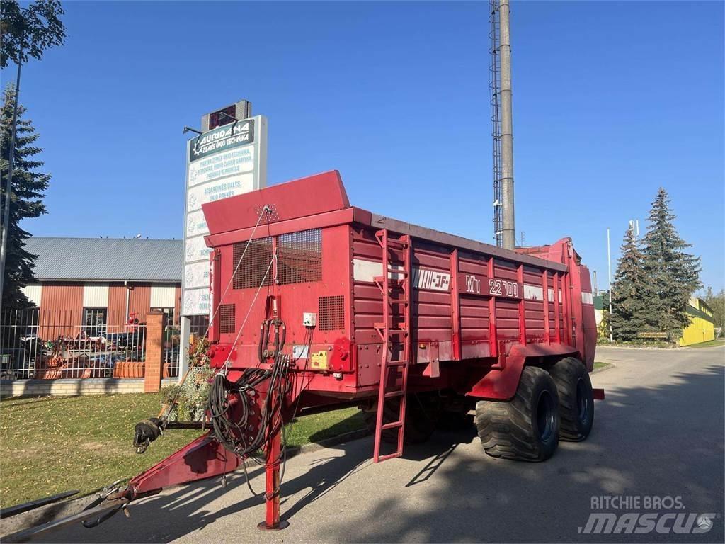 JF MT 22000 베일 분쇄기, 절단기 및 언롤러