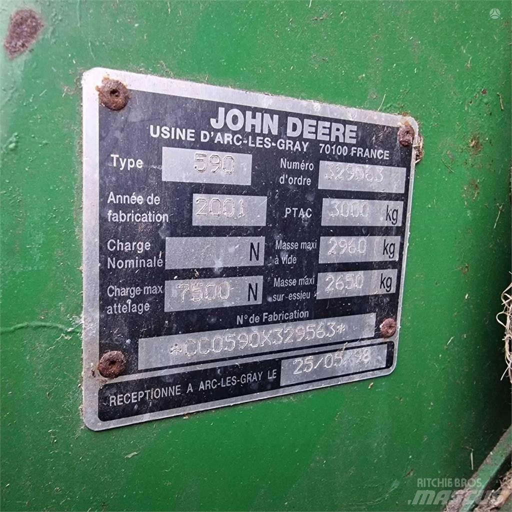 John Deere 590 원형 곤포기