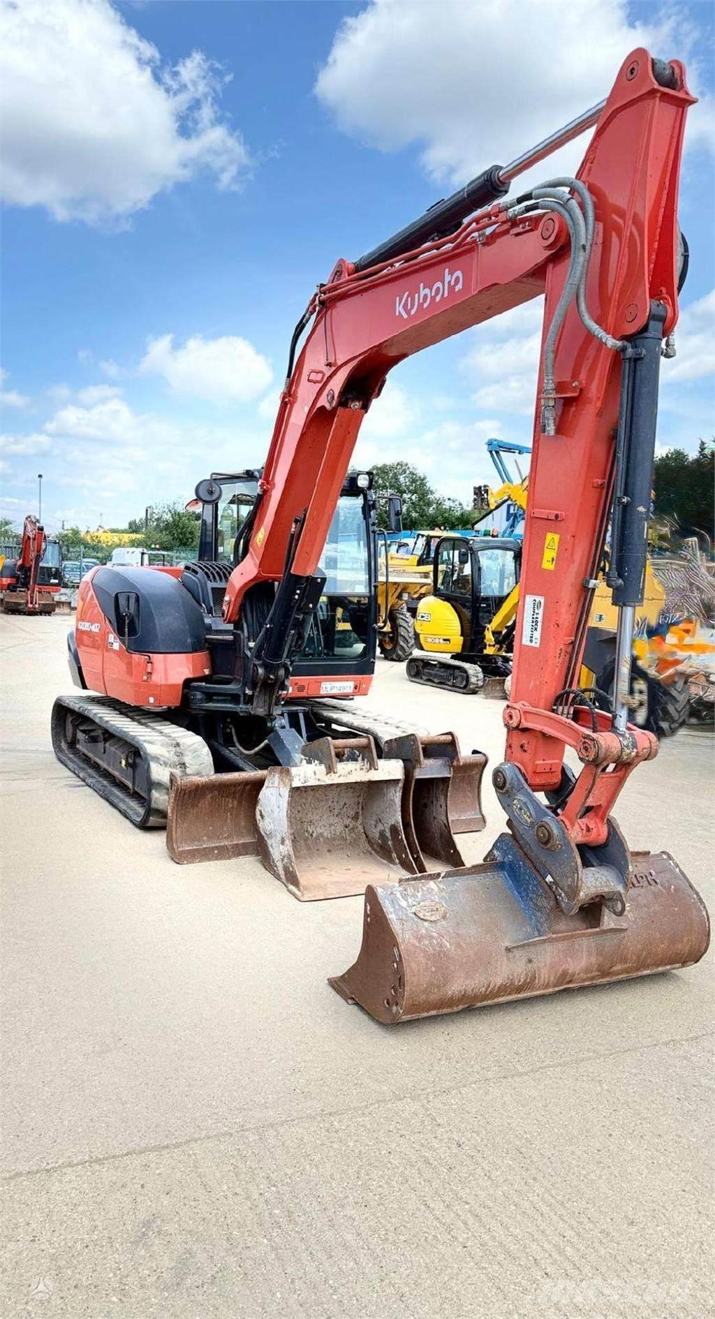 Kubota KX080-4 대형 굴삭기 29톤 이상