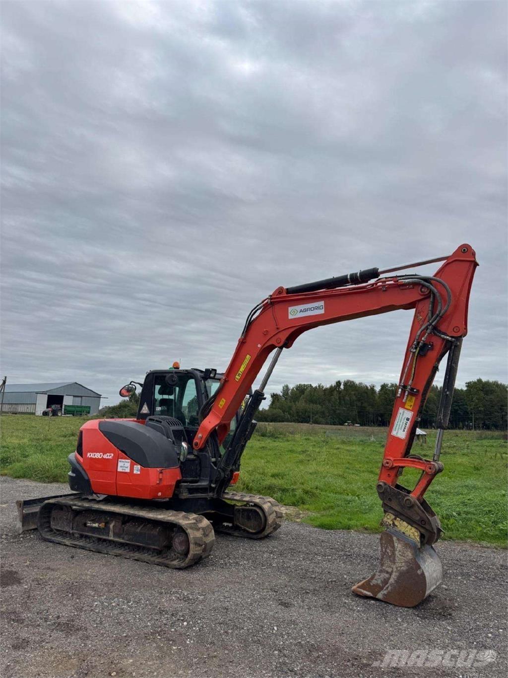 Kubota KX080-4a2 대형 굴삭기 29톤 이상