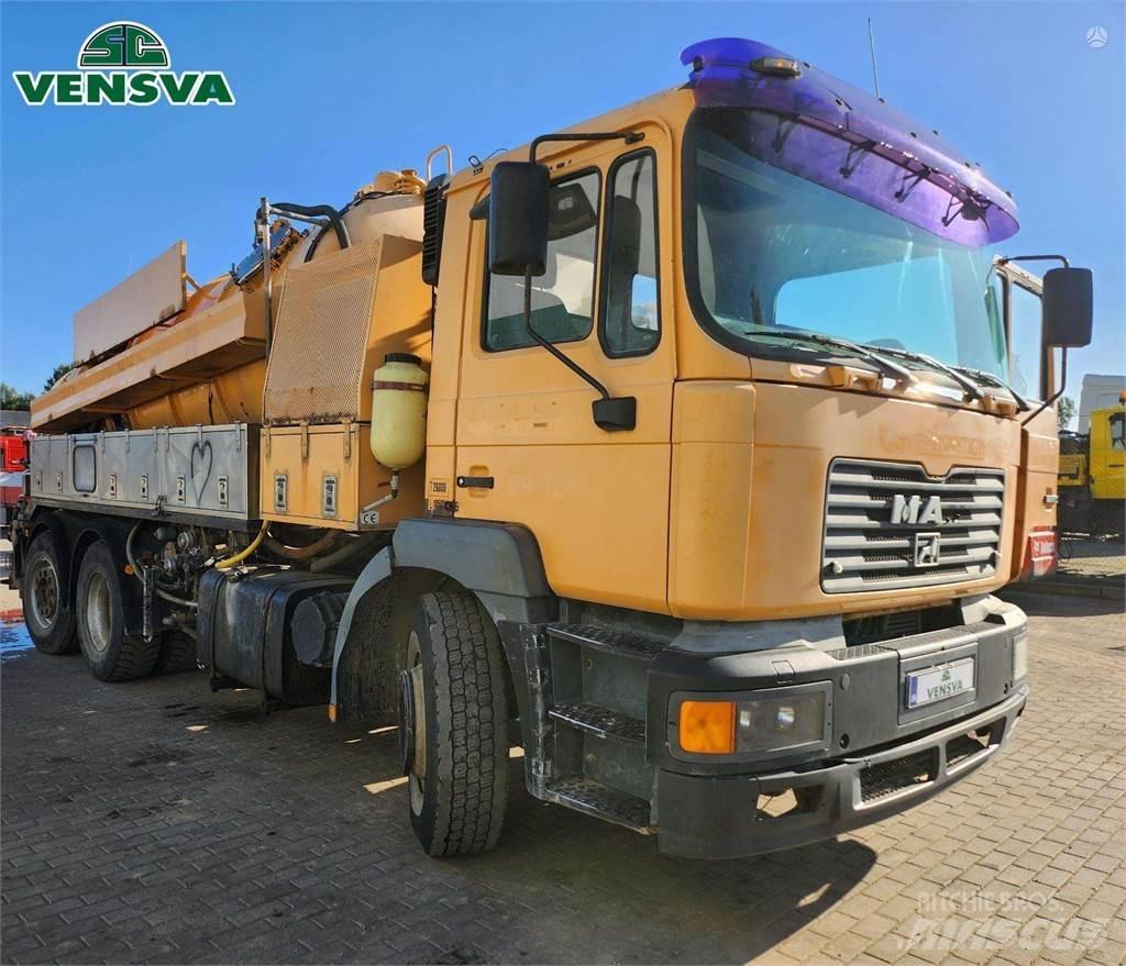 MAN FE 26T 6x2 콤비/진공 트럭
