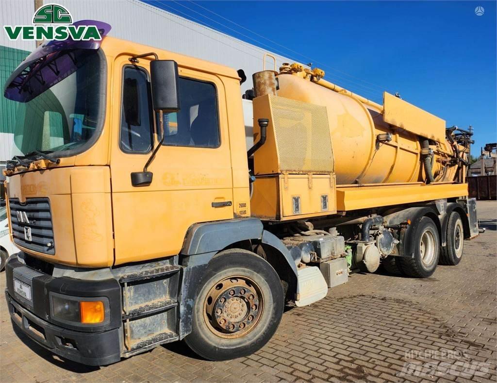 MAN FE 26T 6x2 콤비/진공 트럭