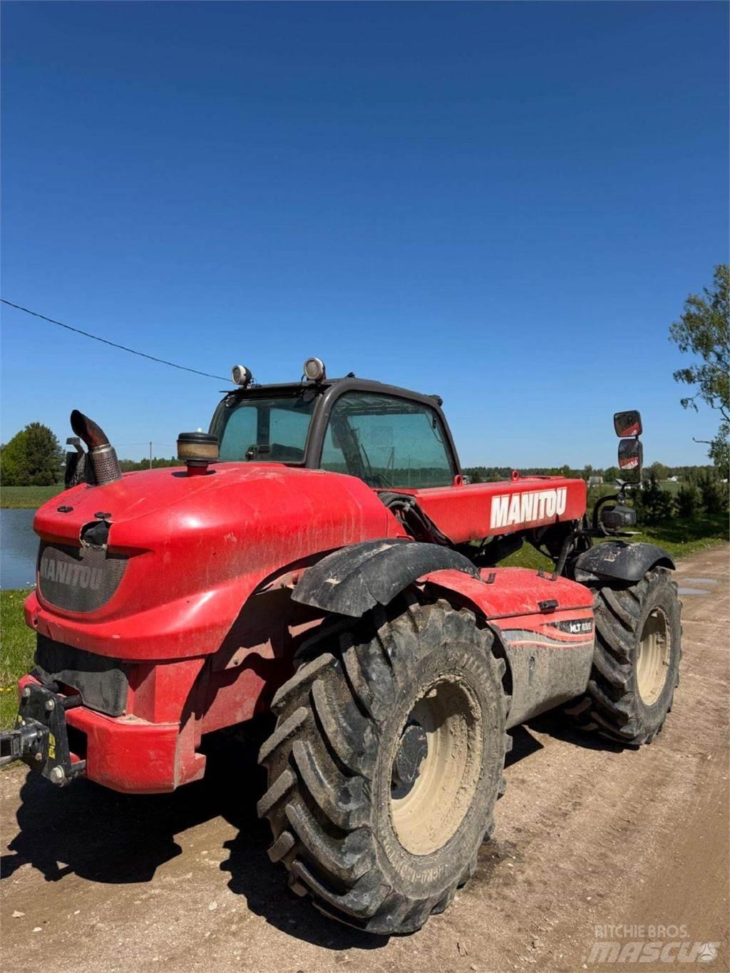 Manitou MLT629 프론트 로더 및 굴착기